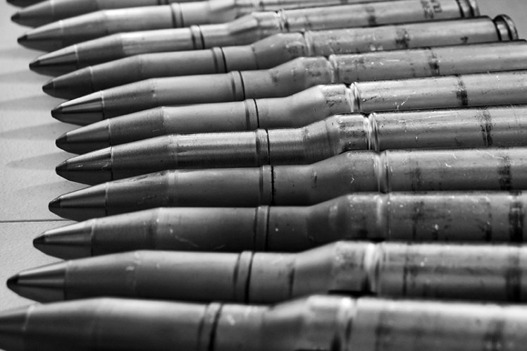 You do NOT want these 25mm rounds coming at you from the Typhoon weapon system onboard the Canberra.