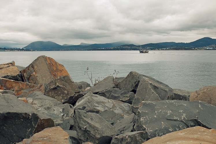A fishing trawler returns to port with hopefully a successful day of fishing behind it.