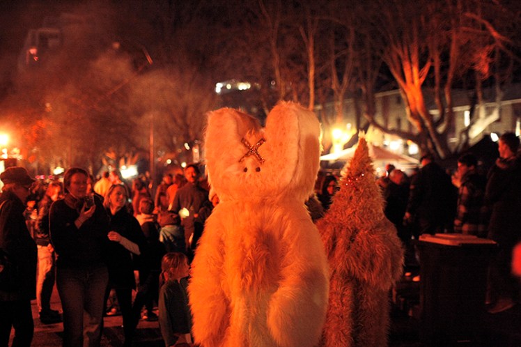 These terrifying creations somehow didn't scare the hell out of the kids.