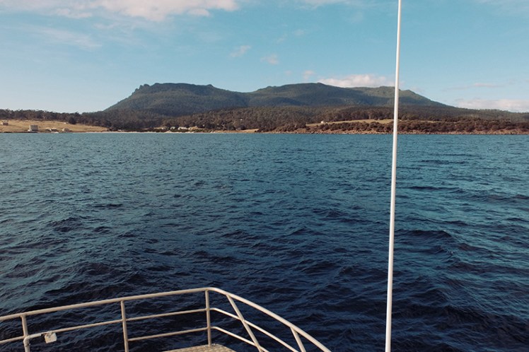 Adventure is out there, making our way to Maria Island.